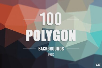 100 Polygon Backgrounds